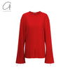 SAMUEL GUI YANG 25 Spring/Summer Sweatshirt SGY-SS25AMWTP13-1-1-LYCHEESHELL Red